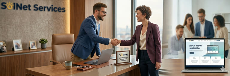 Solurnis contractor-style homepage concept